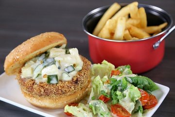 Crispy Prawn Burger