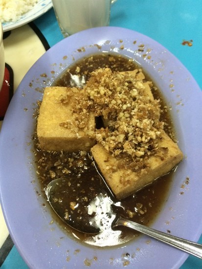 Tofu with Cai Pu