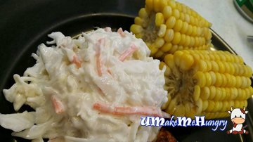 Sides - Coleslaw and sweet corn
