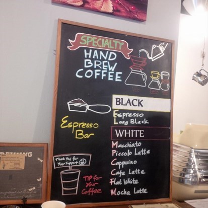 Tip for good coffee concept