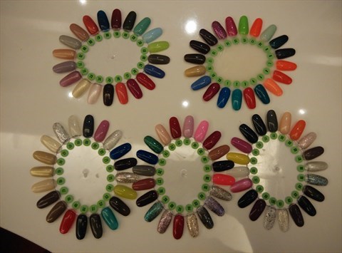 available colors for manicure