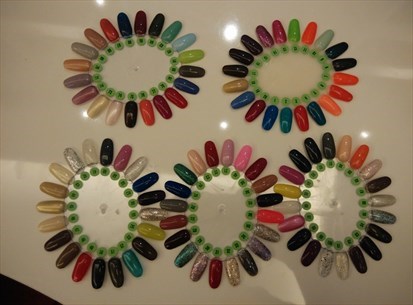 available colors for manicure