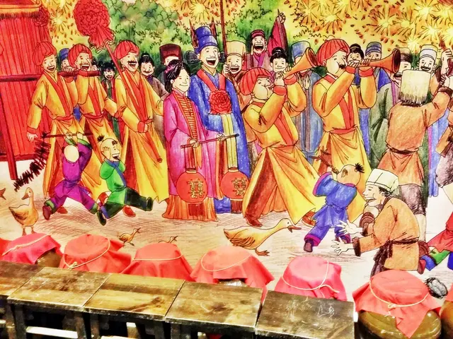 Dian Xiao Er Mural Painting