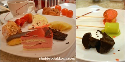 Desserts Selection and Fondue