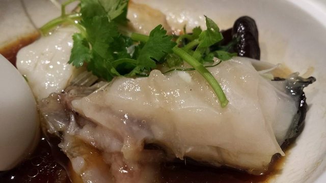 steamed soon hock fillet