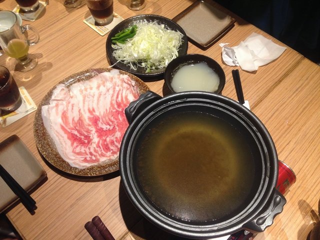 Kurobuta Shabu-Shabu served in Collagen Soup