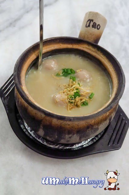 Minced Meat with Meat Ball Porridge