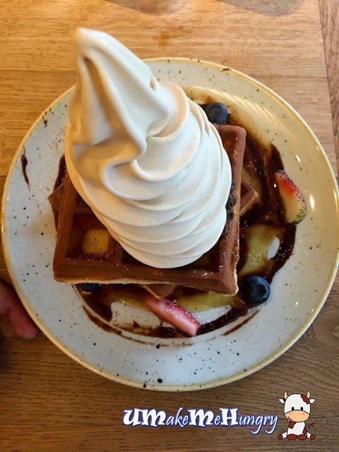 Waffles With Ice Cream
