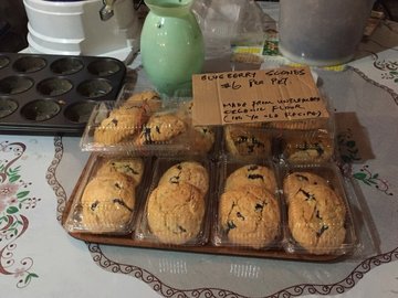 Blueberry scones