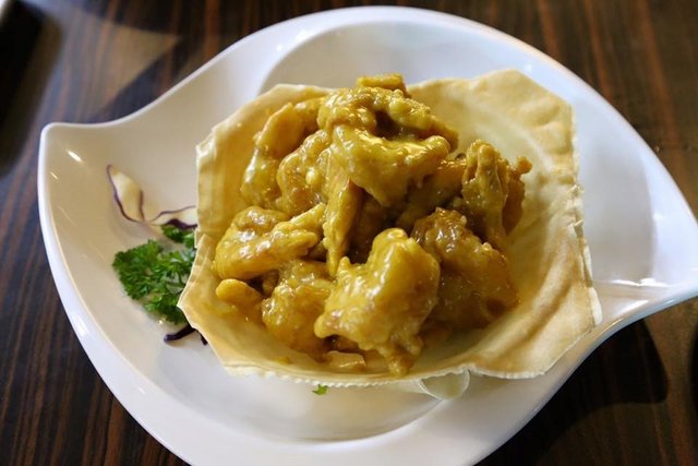 pumpkin sauce prawns