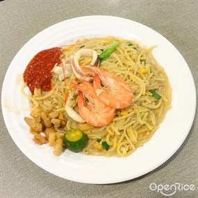 Kim's Fried Hokkien Prawn Mee - Food Junction