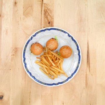 Open sesame mini burgers