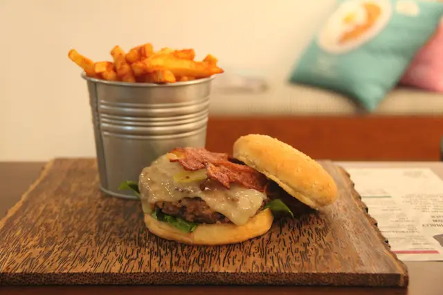 Beef and Bacon Cheeseburger