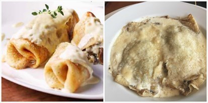 Photo on menu (left); Reality (right)