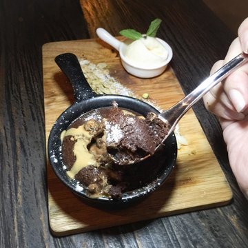 Molten Peanut Butter Dark Choc Lava