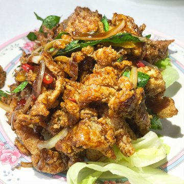 Crispy Chicken with Special Sauce