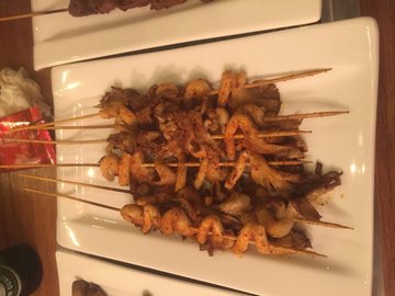 烤菌菇