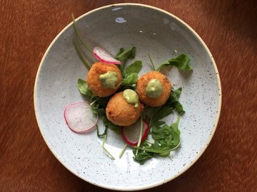Smoked Duck Arancini Balls