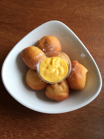 Donuts with Salted Egg Dip