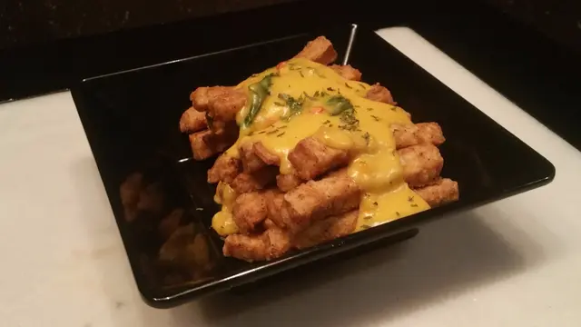 Salted Egg Tofu Fries