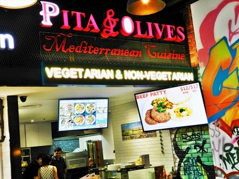 Pita & Olives Signage