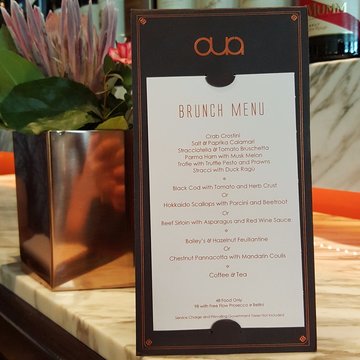 Weekend Brunch Menu