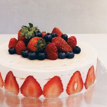 Strawberry Yoghurt Cake
