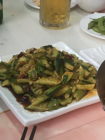 Shredded Cucumber With Sauce