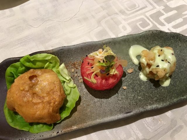 salted egg & wasabi prawns