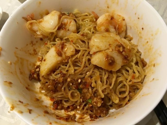 special seafood zha jiang mian炸酱面 - S$9.80