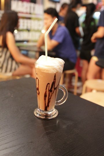 Chocolate milk shake