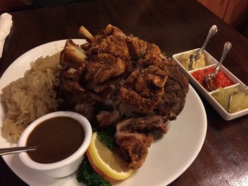 German  Pork  Knuckles  (serves  2)