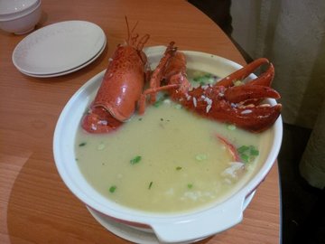 signature Lobster porridge