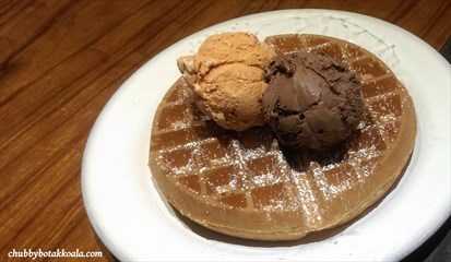 Waffle with Ice Cream