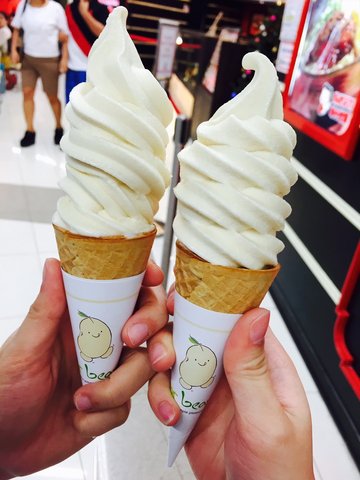 Soya bean ice cream