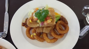 Fried Fish and Salsa