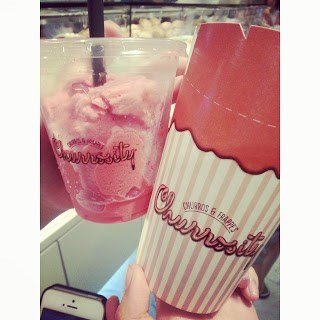 Red Velvet Frappe & Churos Honey