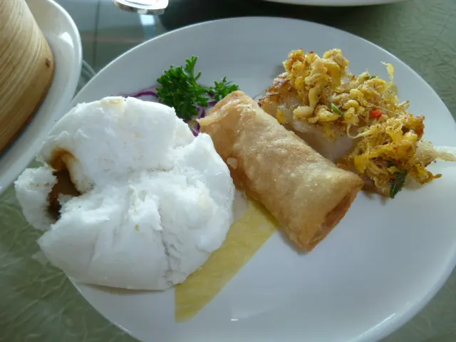 Cha Siew Bun, Spring Roll and carrot cake