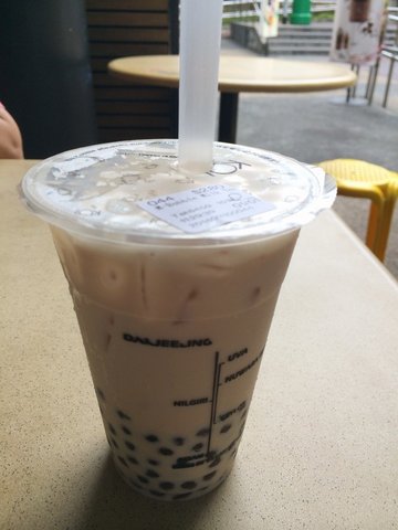 25% sugar milk tea