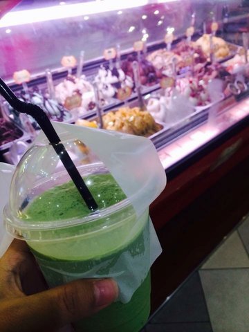 Gelato milkshake