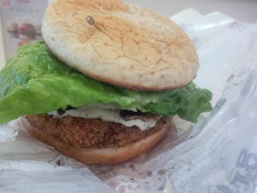 Creamy Shroms Burger