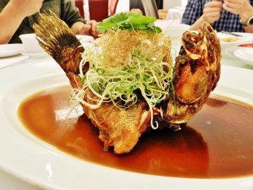 Deep-Fried Soon Hock / Marble Goby