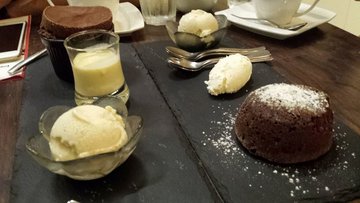 Chocolate Soufle & Chocolate Lava Cake