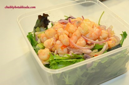 Squash Salad - Spicy Thai Prawn Salad