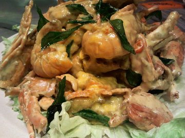 Sauteed Baby Lobsters with Pumpkin Sauce