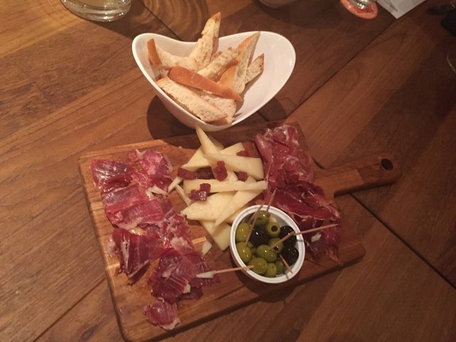 jamon and cheese from the deli