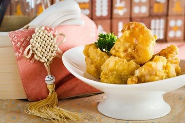 Salted Egg Prawns