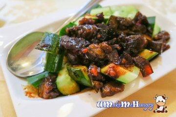 Cold Cut Cucumber and Century Egg with Garlic - $6.80 (Small)