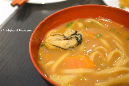 Miso Udon Noodle with Oyster - Tasting Portion