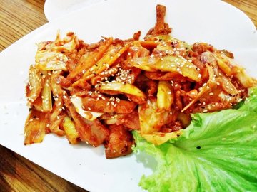 Stir Fried Chicken & Rice Cakes